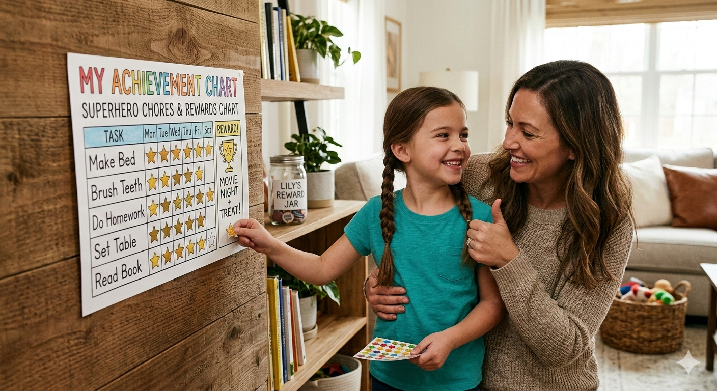 Encouraging Kids Through Task and Reward Systems