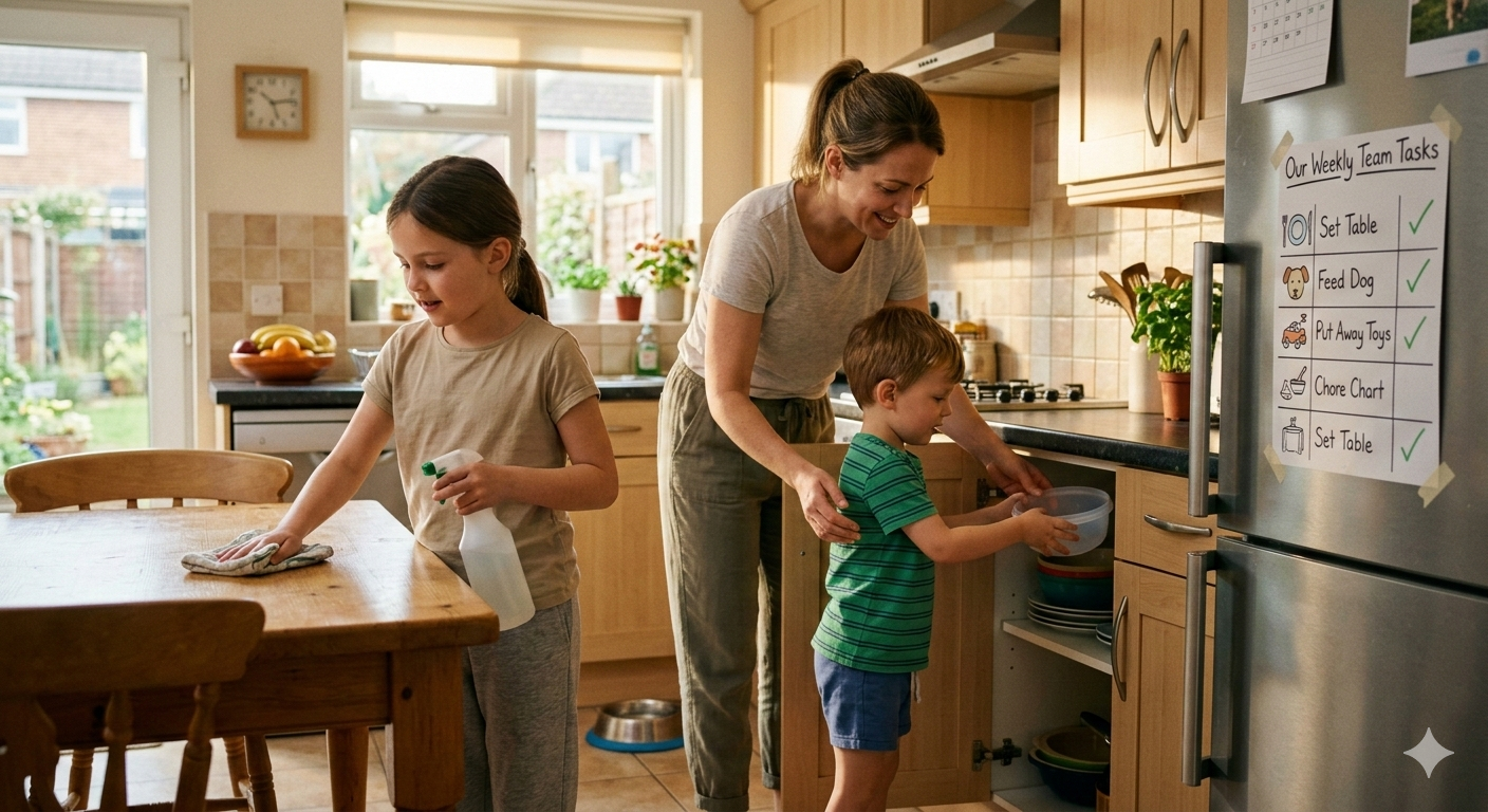 Teaching Responsibility to Children Through Daily Tasks